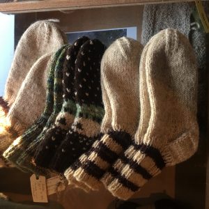 Handgebreide sokken uit het wolatelier